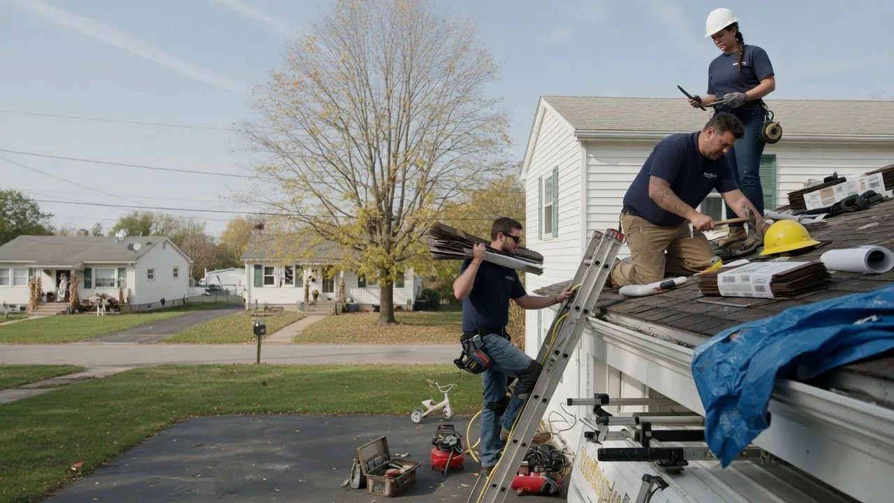 Local Roofing Contractors in New Cambria, KS near me